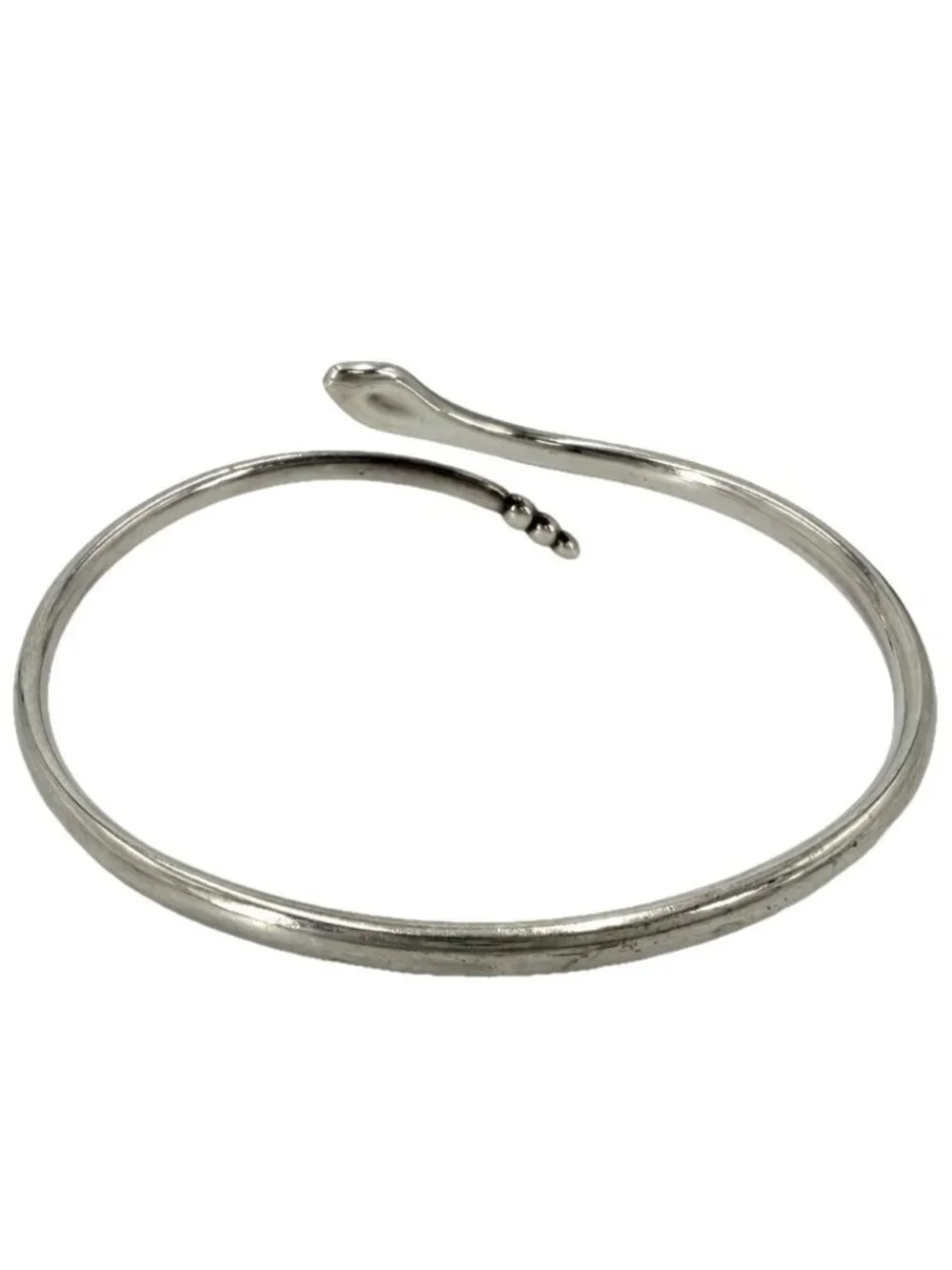 Tiffany & Co Bangle Snake Accessory Bracelet 925 Sterling Silver Vintage
